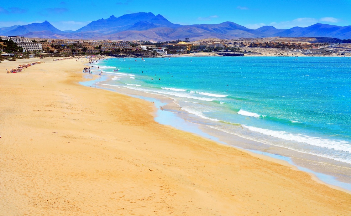'view of Playa Esmeralda in Fuerteventura, Canary Islands, Spain' - Fuerteventura